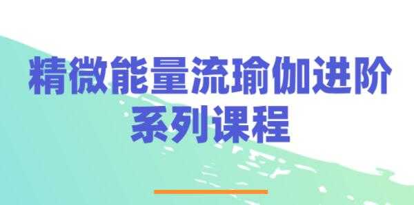 精微能量《流瑜伽》视频教程，练习进阶培训课程 - 冒泡网-冒泡网