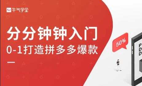 牛气学堂《拼多多实战运营指南》培训课程 - 冒泡网-冒泡网