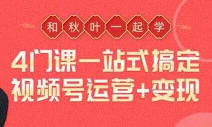 图片[1]-一站式搞定视频号运营变现，从0到1学视频号运营实操培训课程视频-冒泡网