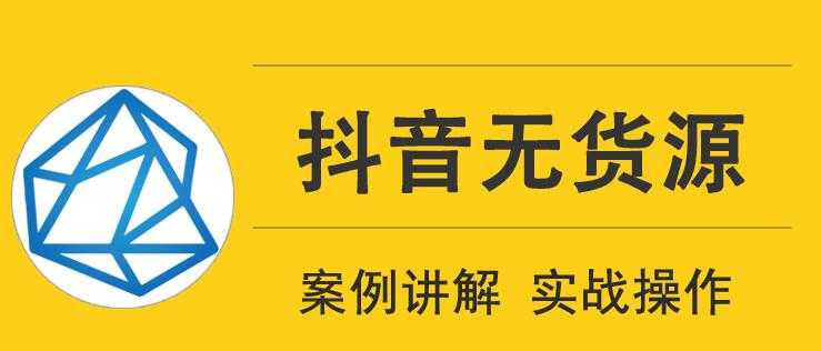 顽石电商抖音无货源实战教程，低投入高回报短视频变现 - 冒泡网-冒泡网