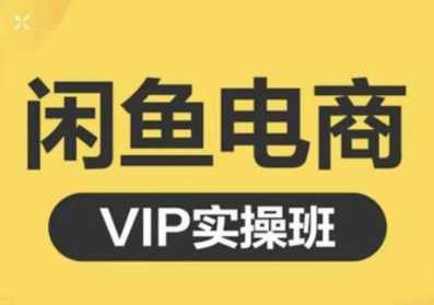 鱼客·闲鱼电商零基础入门到进阶VIP实战课程，帮助你掌握闲鱼电商所需的各项技能 - 冒泡网-冒泡网