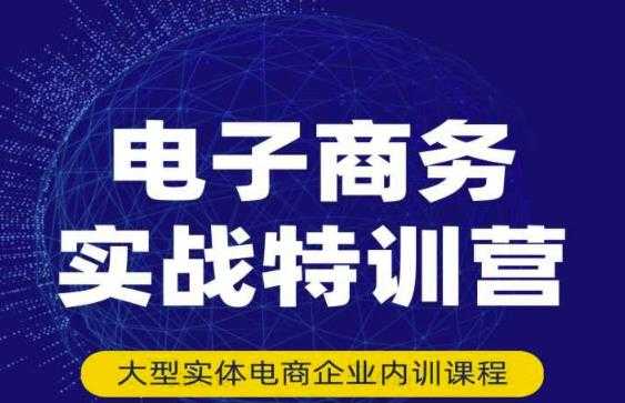 图片[1]-民赛电气内部出品：电子商务实战特训营，全方位带你入门电商，308种方式玩转电商-冒泡网