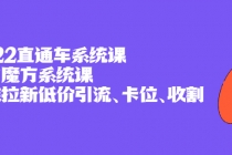 2022直通车系统课+引力魔方系统课，精准拉新低价引流、卡位、收割 - 冒泡网-冒泡网