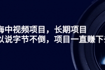 蓝海中视频项目，长期项目，可以说字节不倒，项目一直赚下去！ - 冒泡网-冒泡网