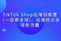 TikTok Shop出海训练营（一店卖全球)，出海抢占全球新流量 - 冒泡网-冒泡网