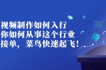 视频制作如何入行，教你如何从事这个行业以及如何接单，菜鸟快速起飞！ - 冒泡网-冒泡网