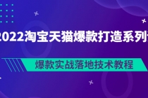 2022淘宝天猫爆款打造系列课：爆款实战落地技术教程 - 冒泡网-冒泡网