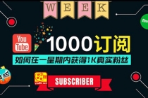 油管涨粉教程：一星期内获得1000真实粉丝，免费且快速的方法 操作简单 - 冒泡网-冒泡网