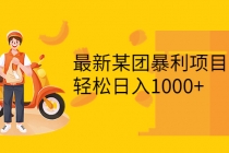 最新某团暴利项目，无门槛优惠券玩法 一单200-1000，一天收入1000+ - 冒泡网-冒泡网