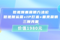 短视频垂营销方法论:短视频运营+IP打造+垂类营销，三频共振 - 冒泡网-冒泡网