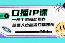 大予口播IP课：新手一部手机就能操作，普通人也能做口播赚钱 - 冒泡网-冒泡网