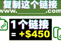 复制链接赚美元，一个链接可赚450+，利用链接点击即可赚钱的项目(视频教程) - 冒泡网-冒泡网