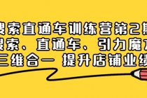 搜索直通车训练营第2期：搜索、直通车、引力魔方三维合一 提升店铺业绩！ - 冒泡网-冒泡网