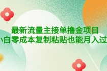 公众号最新流量主接单撸金项目，小白零成本复制粘贴也能月入过万 - 冒泡网-冒泡网