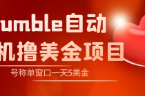 外面收费3888的rumble撸美金项目，号称单窗口一天5美金+【脚本+教程】 - 冒泡网-冒泡网