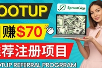 Lootup Referral推荐项目，通过sproutgigs发布推荐注册任务 日赚70美元佣金 - 冒泡网-冒泡网