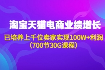 淘系天猫电商业绩增长：已培养上千位卖家实现100W+利润 - 冒泡网-冒泡网