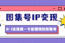 图集号IP变现，0-1去搭建一个能赚钱的图集号无水印 - 冒泡网-冒泡网