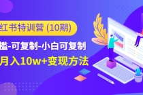 小红书特训营低门槛-可复制-小白可复制-独家月入10w+变现方法 - 冒泡网-冒泡网