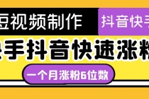 短视频油管动画-快手抖音快速涨粉：一个月粉丝突破6位数 轻松实现经济自由 - 冒泡网-冒泡网