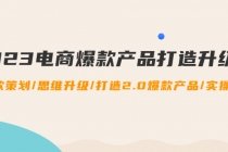 2023电商爆款产品打造升级课：爆款策划/思维升级/打造2.0爆款产品/【推荐】 - 冒泡网-冒泡网