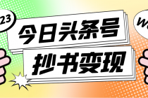 外面收费588的最新头条号软件自动抄书变现玩法，单号一天100+ - 冒泡网-冒泡网