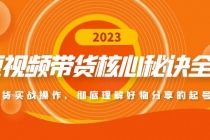 短视频带货核心秘诀全辑：带货实战操作，彻底理解好物分享的起号逻辑 - 冒泡网-冒泡网