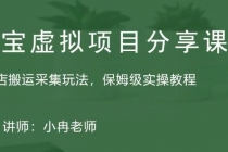 淘宝虚拟整店搬运采集玩法分享课：整店搬运采集玩法，保姆级实操教程 - 冒泡网-冒泡网