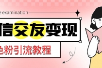 微信交友变现项目，吸引全网LSP男粉精准变现，小白也能轻松上手，日入500+ - 冒泡网-冒泡网