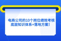 电商公司的10个岗位绩效考核的底层知识体系+落地方案！ - 冒泡网-冒泡网