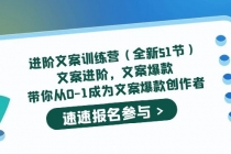 进阶文案训练营文案爆款，带你从0-1成为文案爆款创作者 - 冒泡网-冒泡网