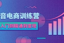 抖音电商训练营：从入门到精通，从账号定位到流量变现，抖店运营实操 - 冒泡网-冒泡网