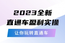 2023全新直通车·盈利实操：从底层，策略到搭建，让你玩转直通车 - 冒泡网-冒泡网