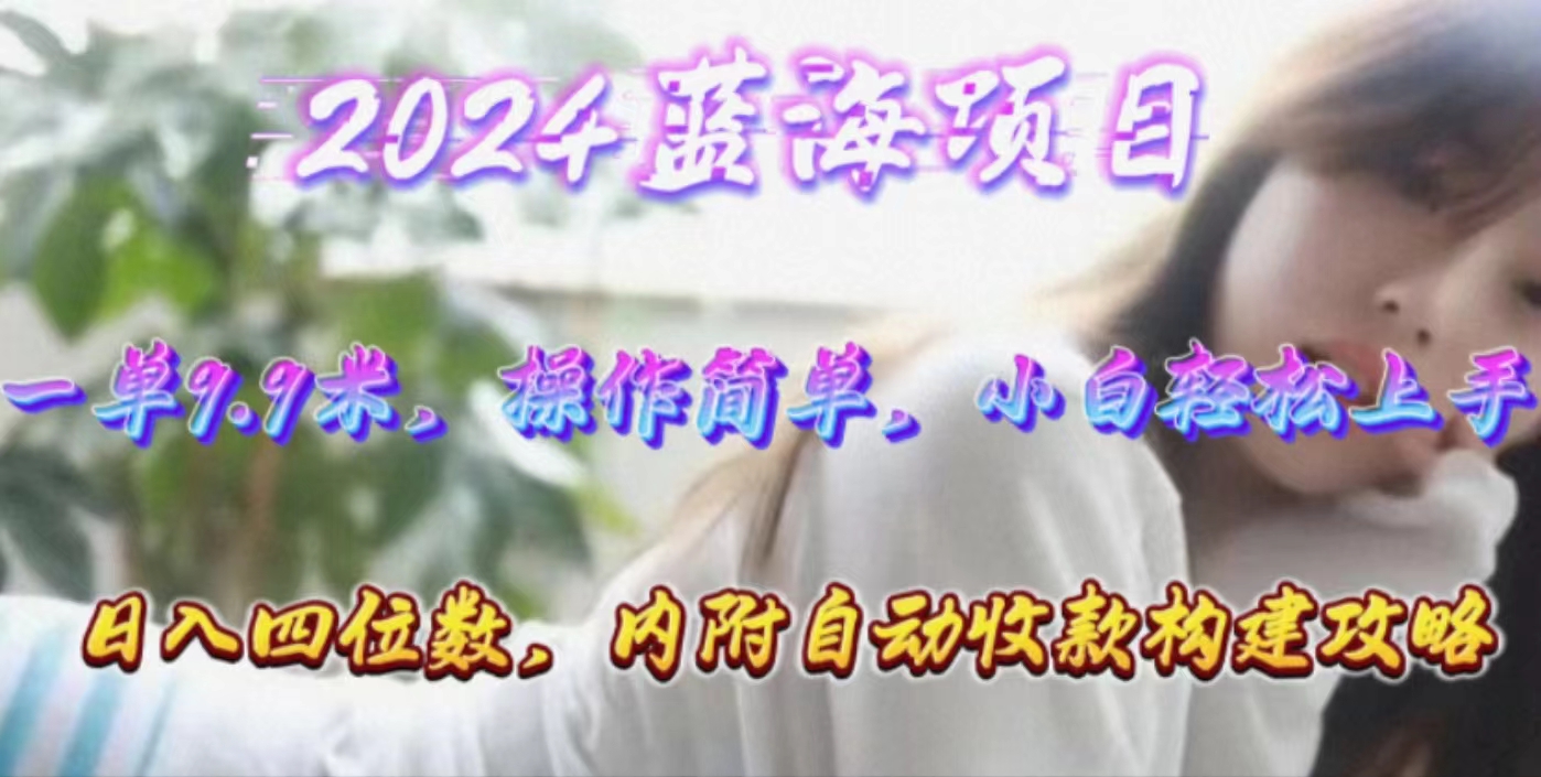 年轻群体的蓝海市场，1单9.9元，操作简单，小白轻松上手，日入四位数 - 冒泡网-冒泡网