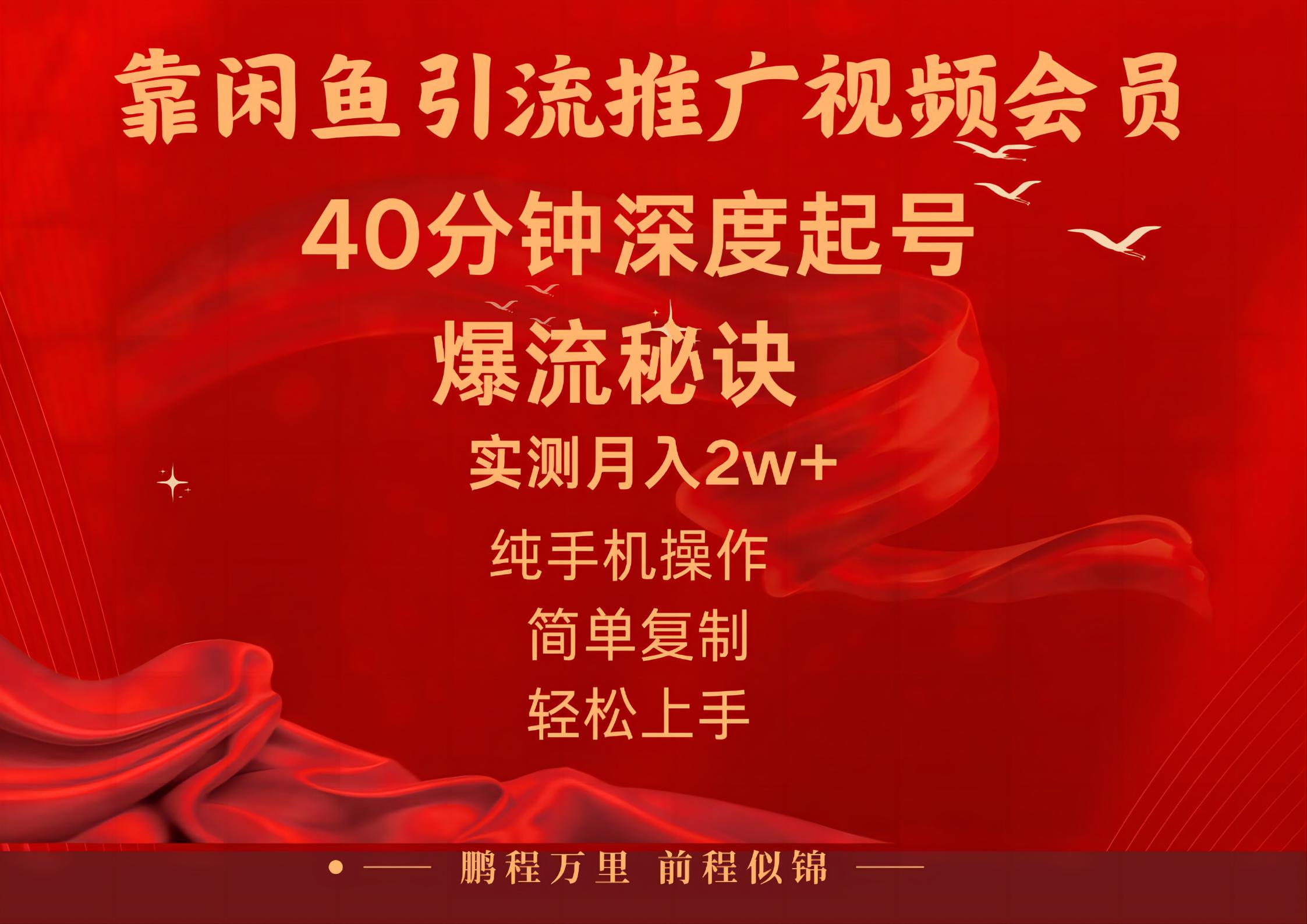 闲鱼暴力引流推广视频会员，能做到日入2W+，操作简单 - 冒泡网-冒泡网