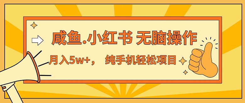 2024最赚钱的项目，咸鱼，小红书无脑操作，每单利润500+，轻松月入5万+… - 冒泡网-冒泡网