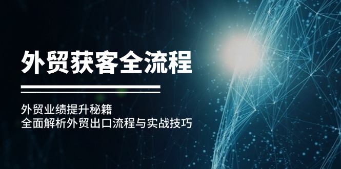 外贸获客全流程：外贸业绩提升秘籍：全面解析外贸出口流程与实战技巧 - 冒泡网-冒泡网