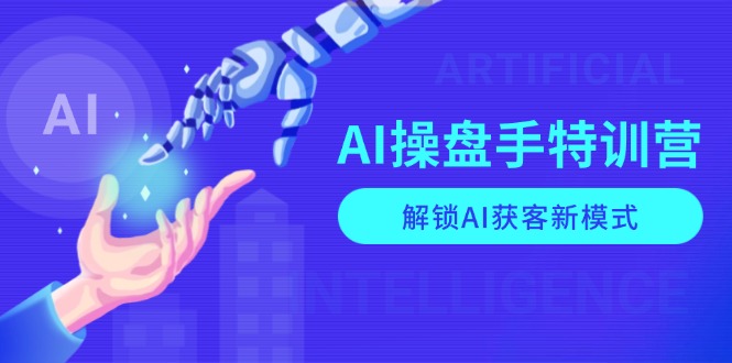 AI-操盘手特训营，解锁AI获客新模式，全面掌握AI商业应用与提示词技巧-冒泡网