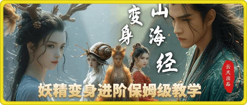 云天AI山海经变身视频教程，妖精变身进阶保姆级教学-冒泡网