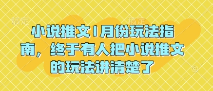 小说推文1月份玩法指南，终于有人把小说推文的玩法讲清楚了!-冒泡网