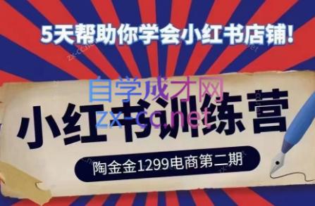 陶金金·小红书训练营(第二期) - 冒泡网-冒泡网